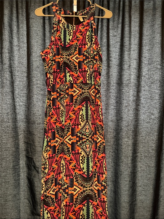 Xhilaration Dresses & Skirts - Sleeveless Aztec Print Maxi Dress - Multicolor
